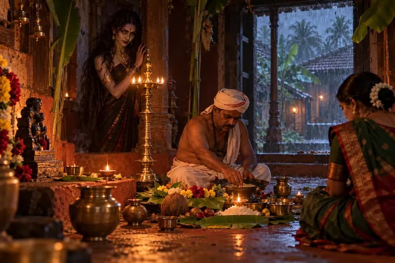 Bayangi — appearance and visual symbolism — Bayangi, appearance, Indian folklore