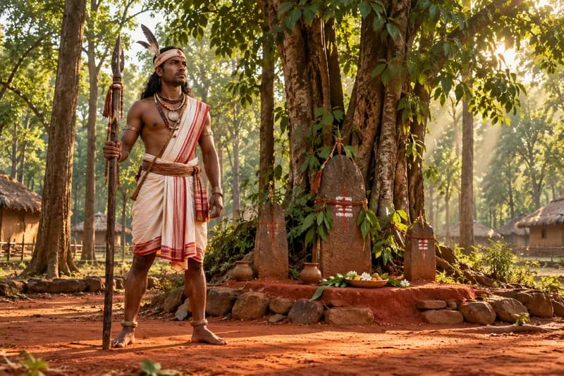 Bir/Beer — local landscape and habitat — Bir/Beer, folk story, Jharkhand, Odisha, West Bengal — Santhal and Munda tribal territories