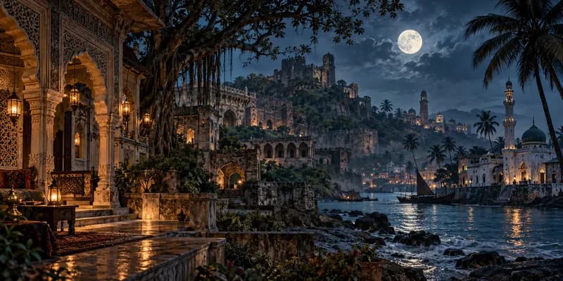 Jinn — traditional story or legend — Jinn, habitat, Pan-India (Islamic communities); strongest traditions in Lucknow (Uttar Pradesh), Hyderabad (Telangana), Kerala Mappila coast, Bhopal (Madhya Pradesh), Kashmir