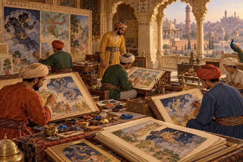 Jinn — historical documentation — Jinn, history, Indian folklore art