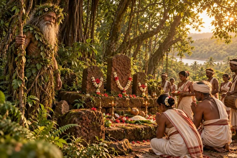 Agwel — traditional story or legend — Agwel, habitat, Goa; Western Ghats foothills; Konkan hinterland