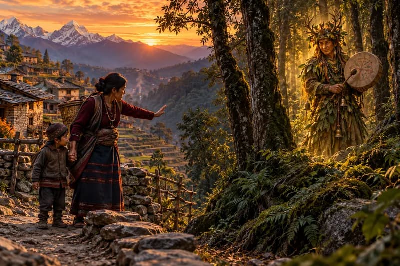 Ban Jhankri — beliefs and cultural practice — Ban Jhankri, beliefs, cultural practice