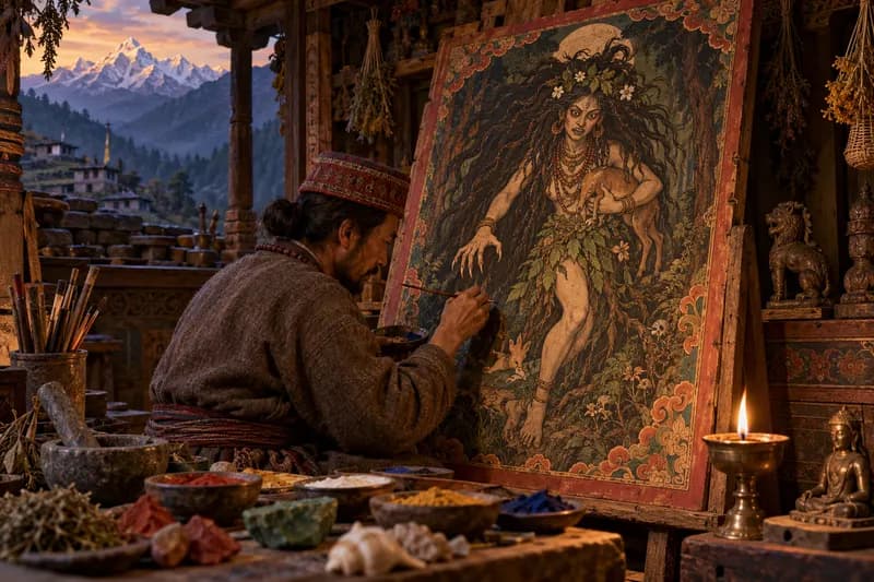 Banjhakrini — modern interpretation and folklore — Banjhakrini, modern interpretation, folklore culture
