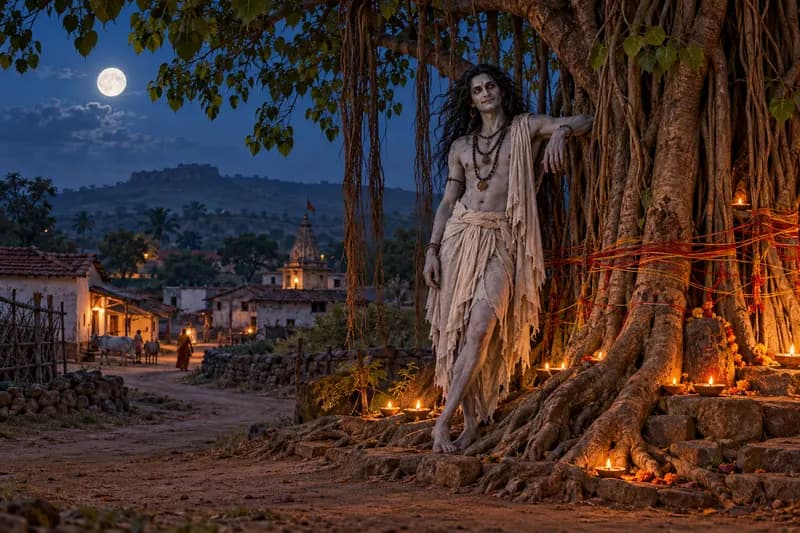 Betaal (Folk Variant) — appearance and visual symbolism — Betaal (Folk Variant), appearance, Indian folklore