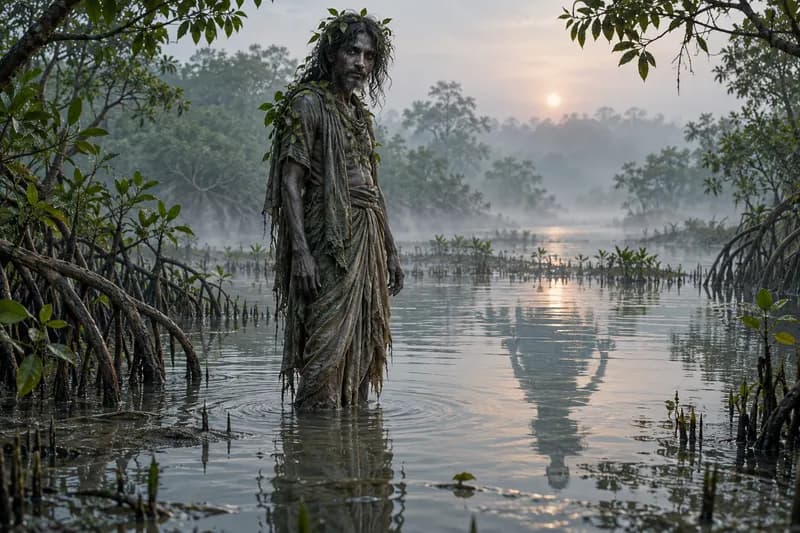 Betaal (Folk Variant) — local landscape and habitat — Betaal (Folk Variant), folk story, Rural India — widespread across Maharashtra, Madhya Pradesh, Rajasthan, Uttar Pradesh, and Karnataka
