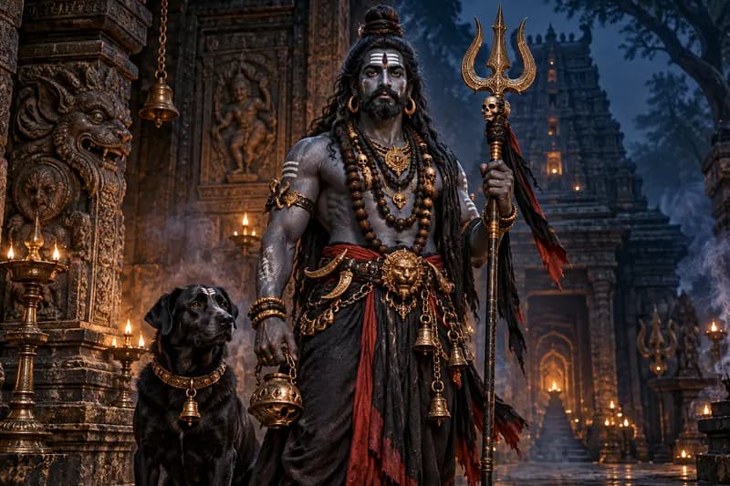 Bhairava Spirit — historical documentation — Bhairava Spirit, history, Indian folklore art