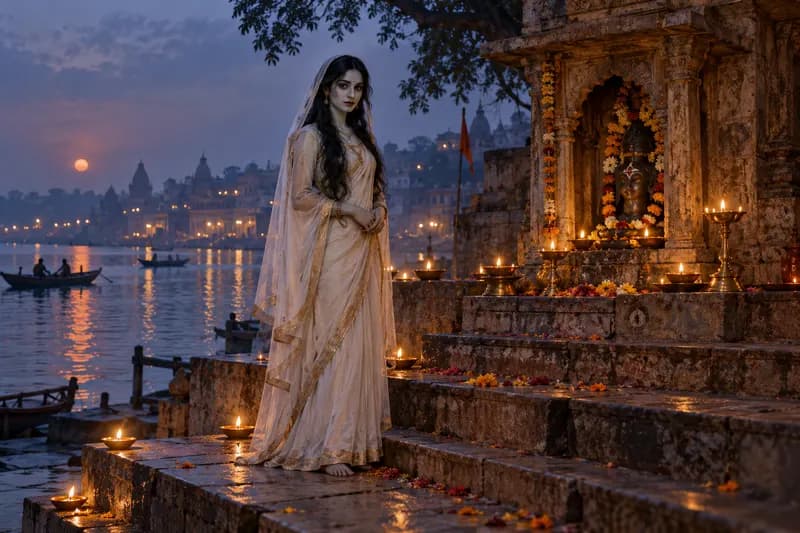Bhootni — appearance and visual symbolism — Bhootni, appearance, Indian folklore