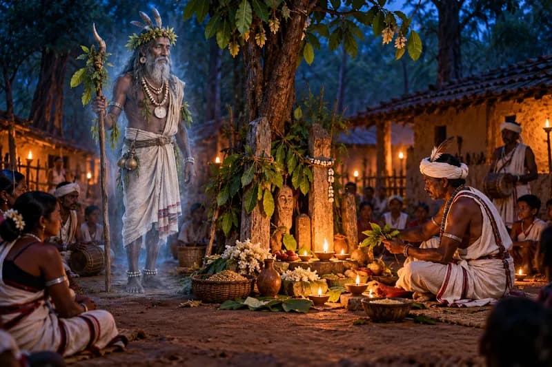Bhut (Gond) — protective customs and rituals — Bhut (Gond), protection, rituals