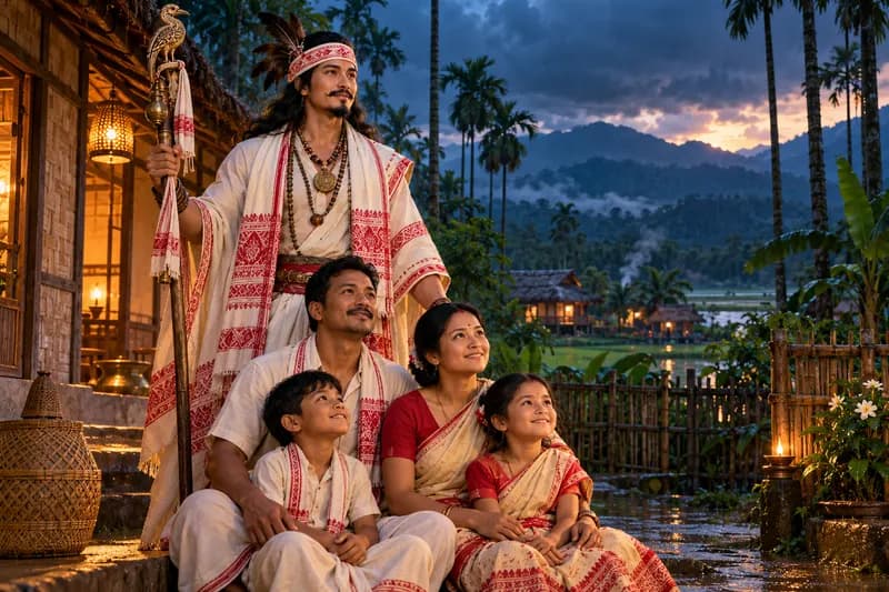 Bira — origin and regional context — Bira, Assam and Northeast India; strongest in rural Assamese communities of the Brahmaputra valley, origin